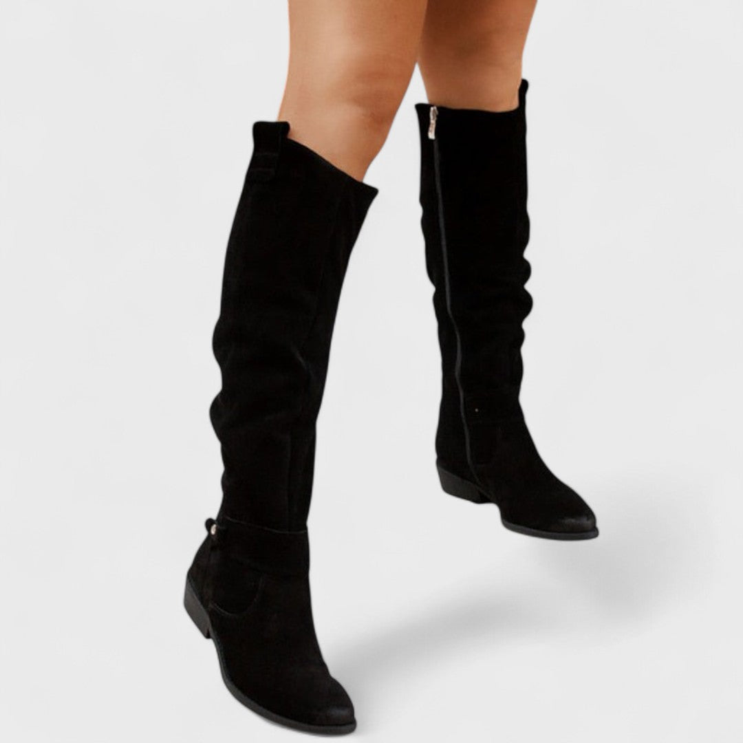 Lina – Botas de ante cómodas