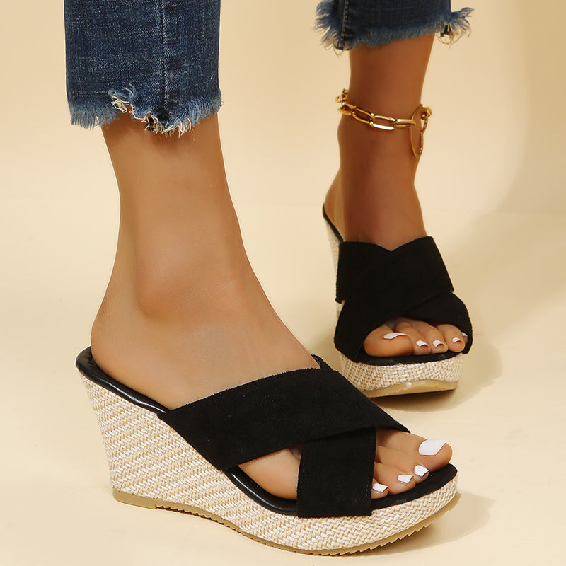 Carla – Sandalias de cuña cómodas