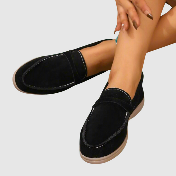 Hannah™ | Elegantes mocasines de ante