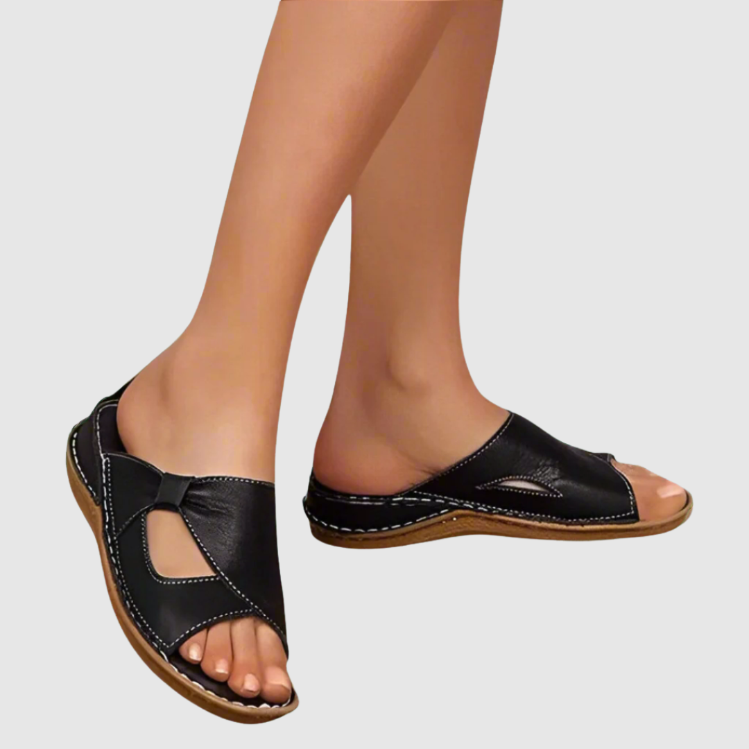 Gaelle - Sandalias de piel cómodas