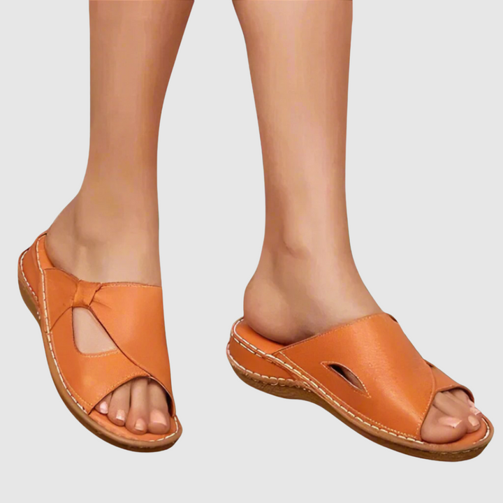 Gaelle - Sandalias de piel cómodas