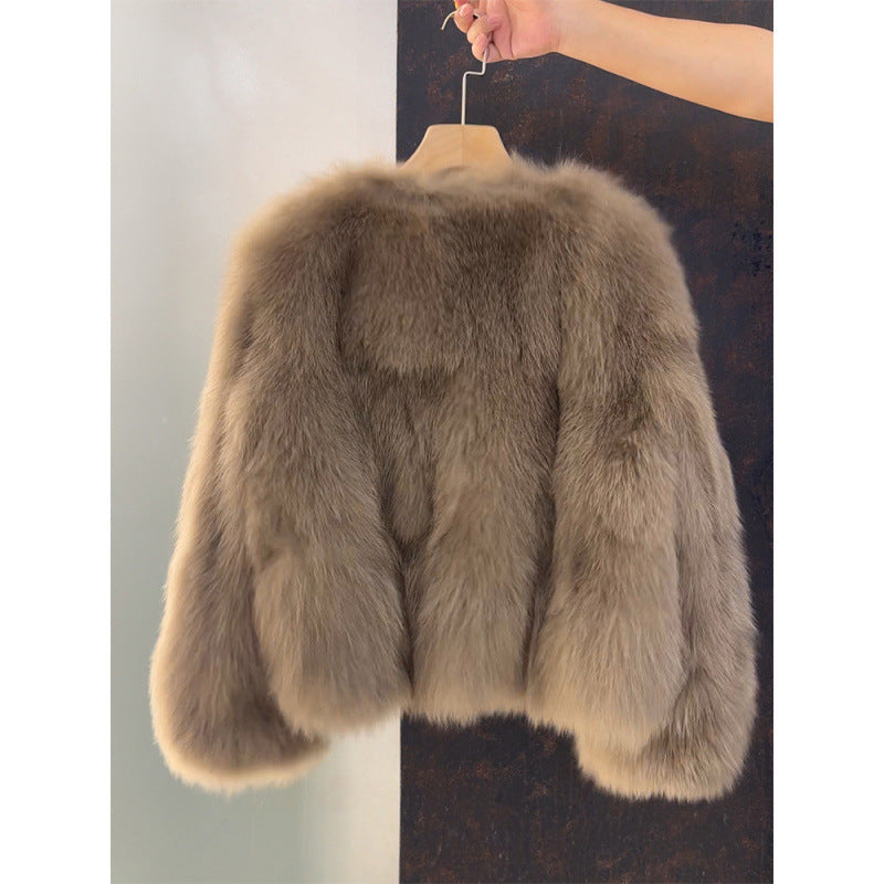 Aurora – Chaqueta corta de pelo sintético