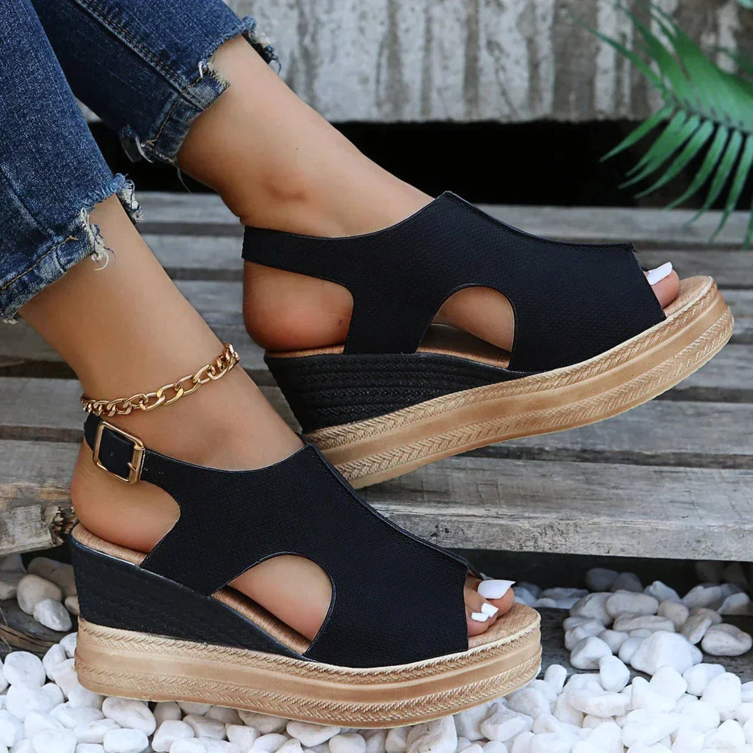 Maeve – Sandalias de cuña cómodas