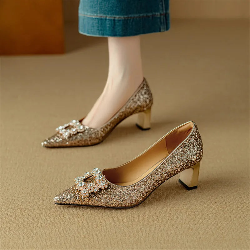 Theresa – Tacones brillantes