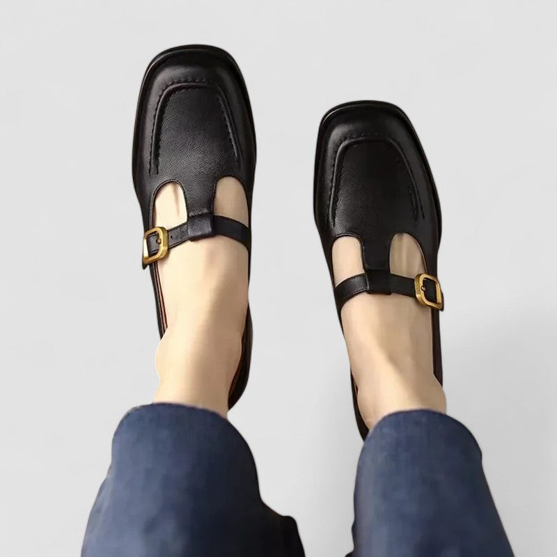 Elizabeth - Zapatos ortopédicos con correa en T Mary Jane