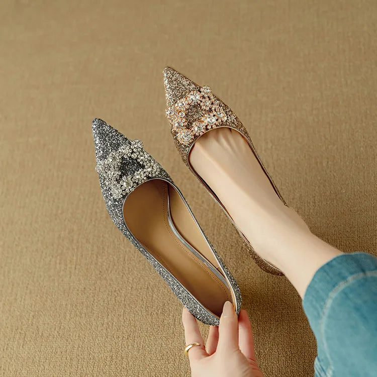 Theresa – Tacones brillantes