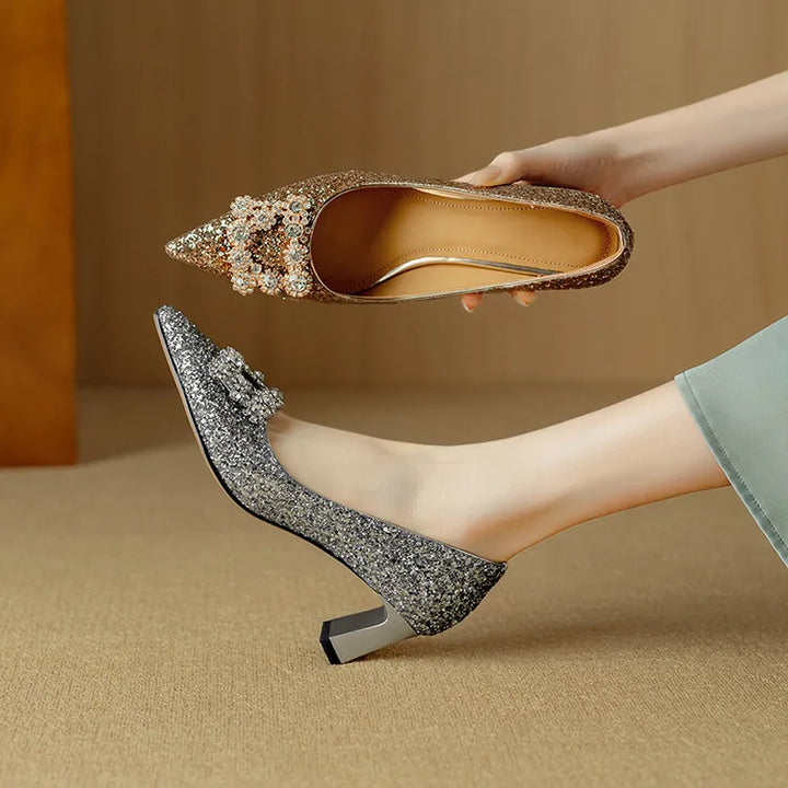 Theresa – Tacones brillantes