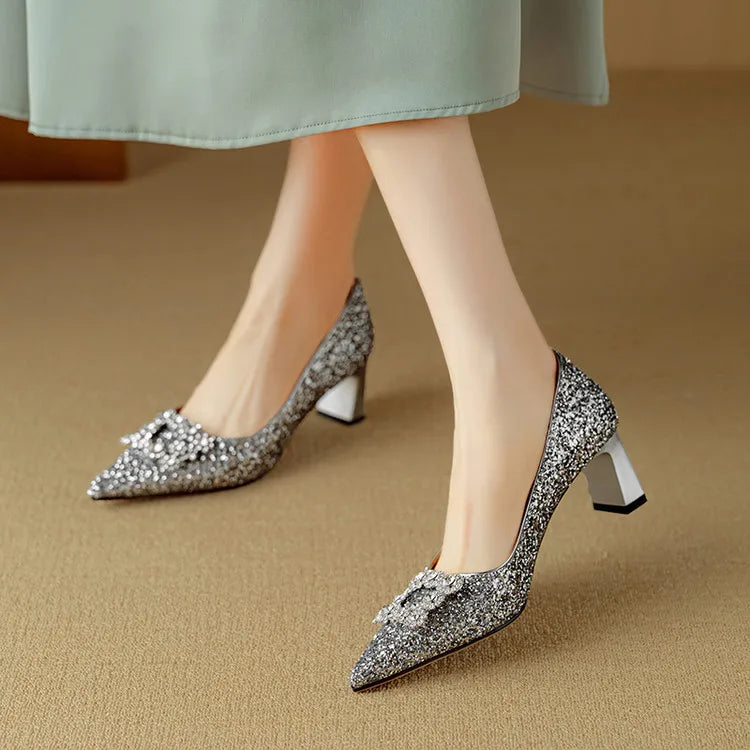 Theresa – Tacones brillantes