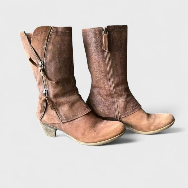 Alma - Botas vintage a media pantorrilla