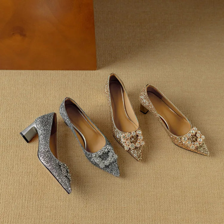 Theresa – Tacones brillantes