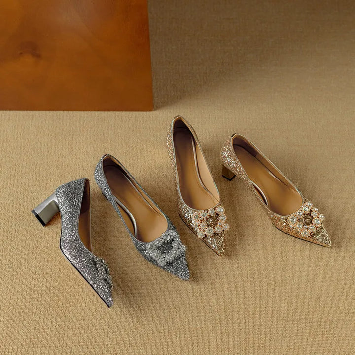 Theresa – Tacones brillantes