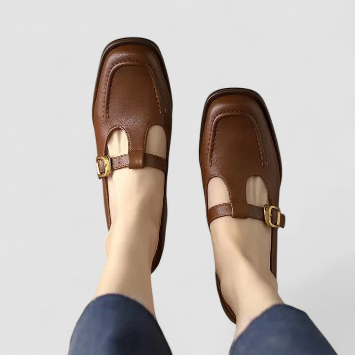 Elizabeth - Zapatos ortopédicos con correa en T Mary Jane