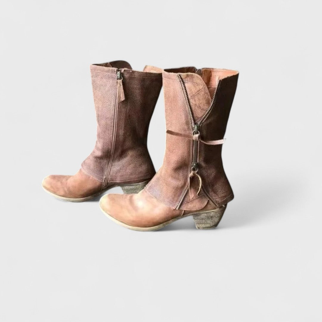 Alma - Botas vintage a media pantorrilla