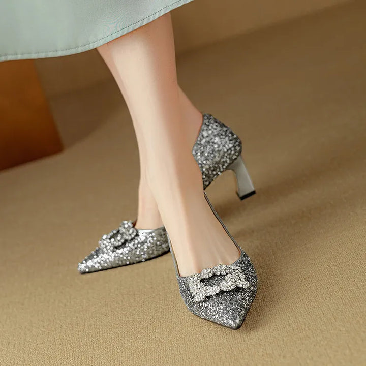 Theresa – Tacones brillantes