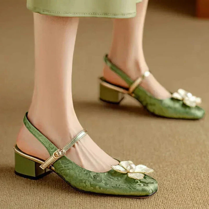 Mathilde – Zapatos elegantes para mujeres con detalle floral