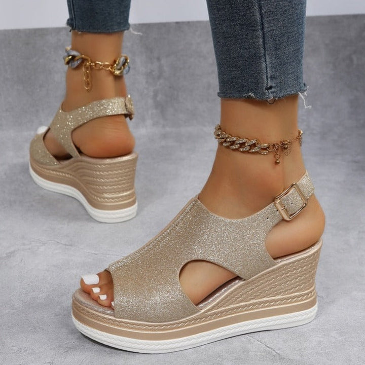 Maeve – Sandalias de cuña cómodas