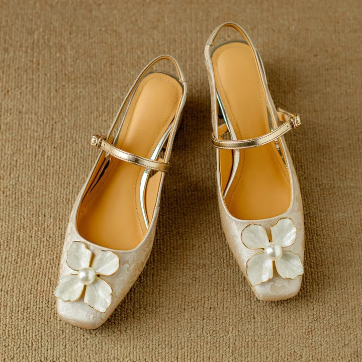 Mathilde – Zapatos elegantes para mujeres con detalle floral