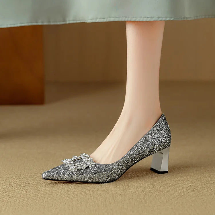 Theresa – Tacones brillantes