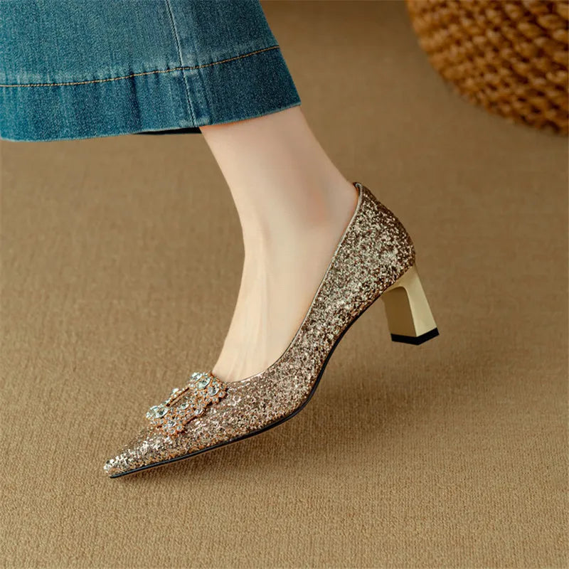Theresa – Tacones brillantes