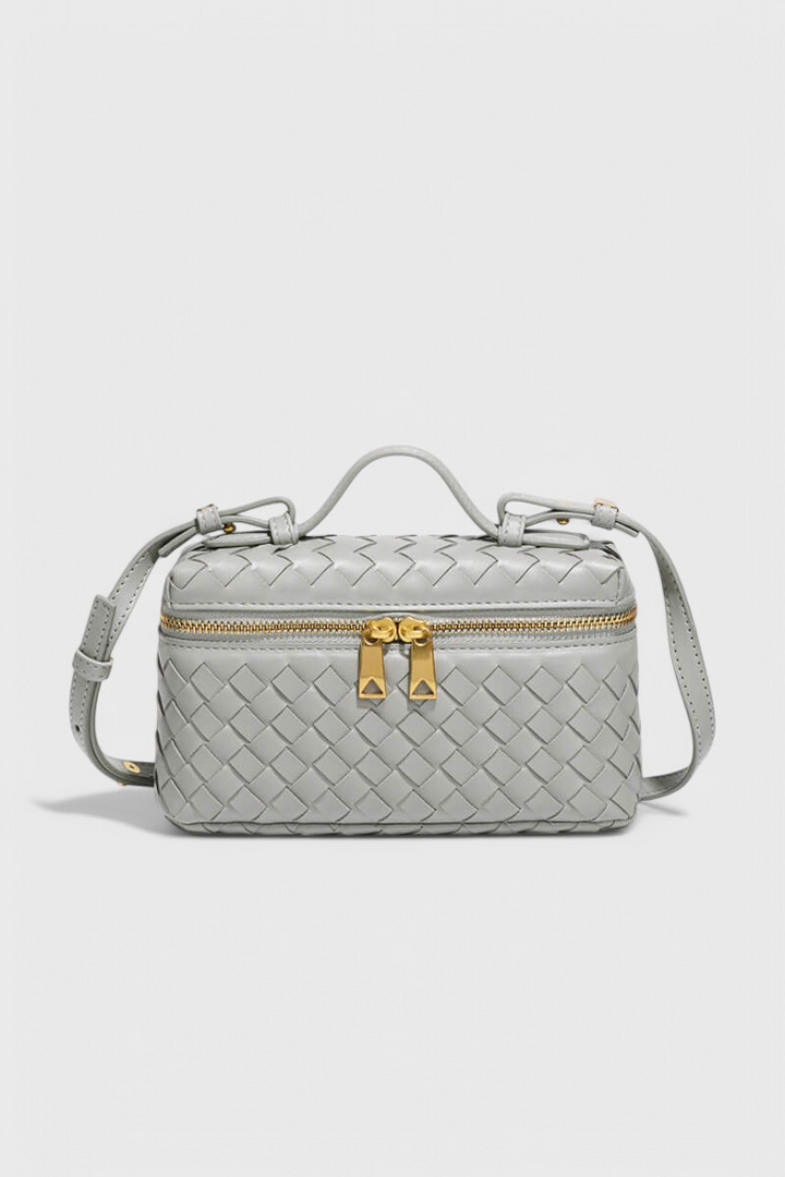 Milla Bolso Mini Woven con Accesorios Dorados