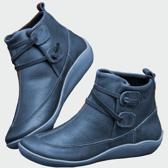 Zoe - Botines Ortopédicos De Cuero Premium Con Soporte