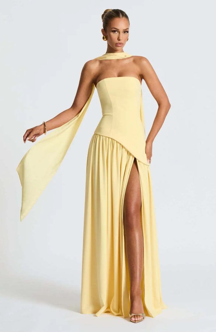 Vestido de Espalda Cruzada