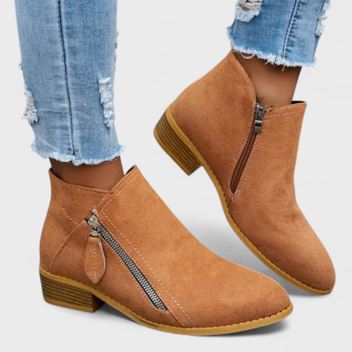 Fiora - Botas vintage de estilo clásico