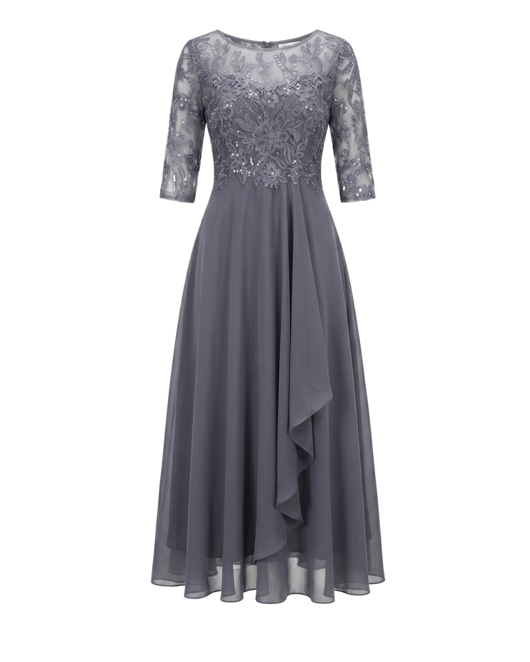 Vestido de Encaje Otoñal