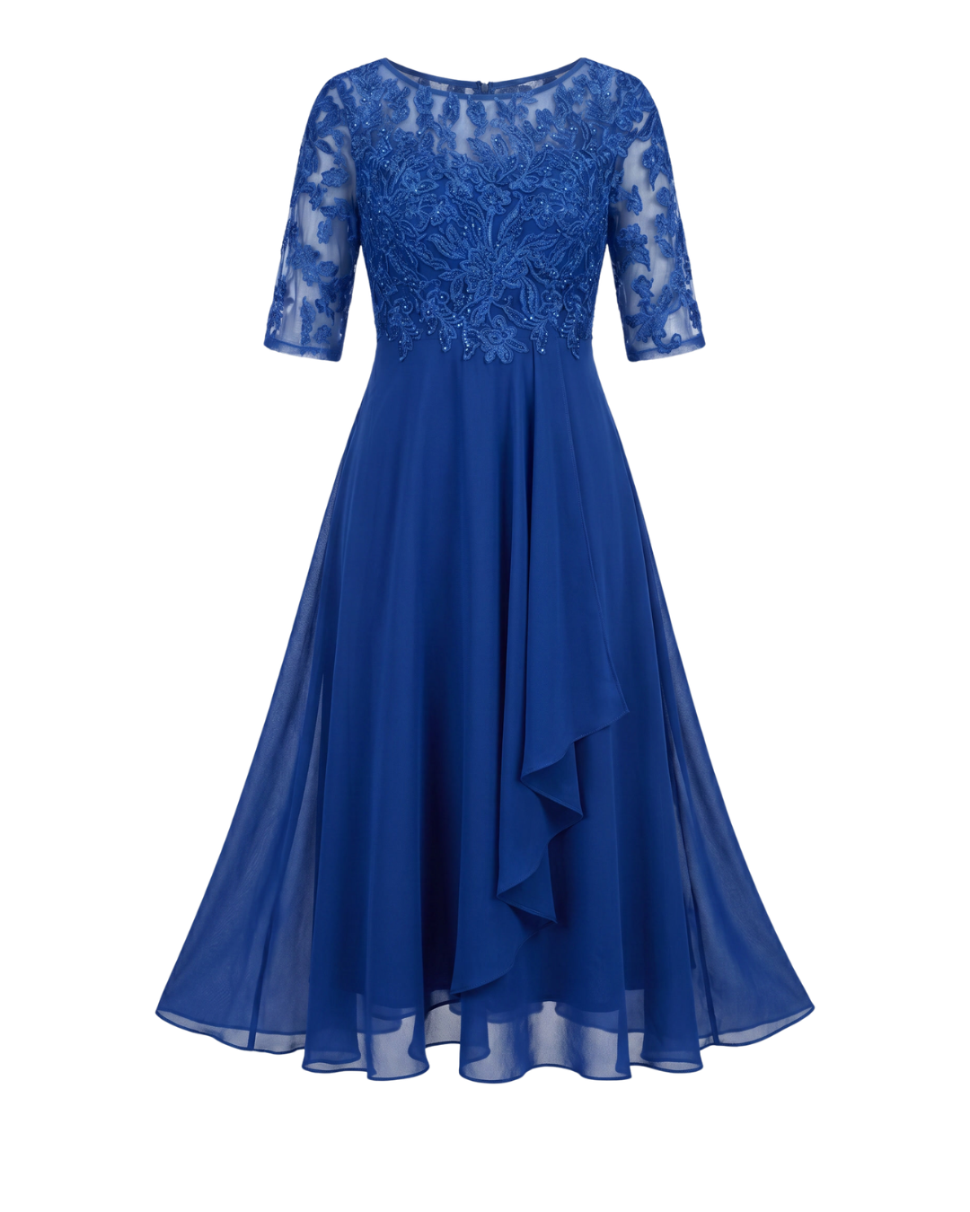 Vestido de Encaje Otoñal