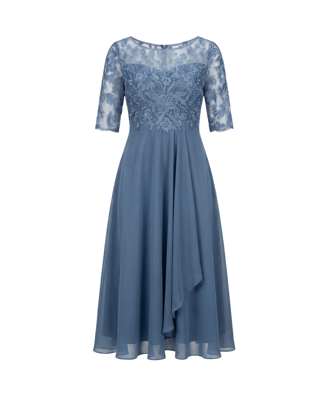 Vestido de Encaje Otoñal