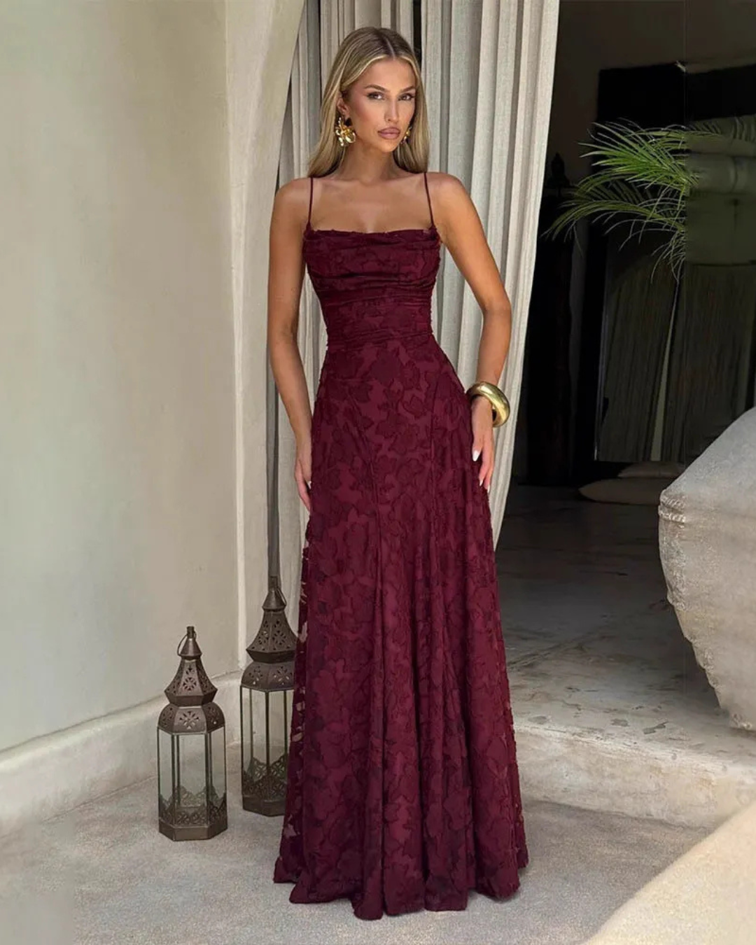 Vestido de seda