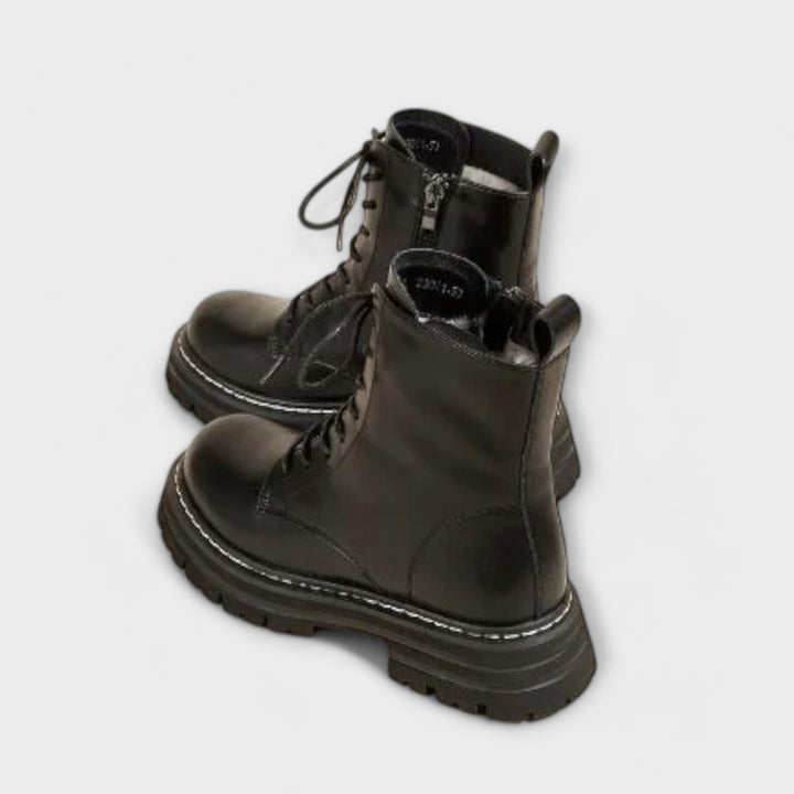Lourdes - Botas de Cuero Cálidas Modernas y Duraderas