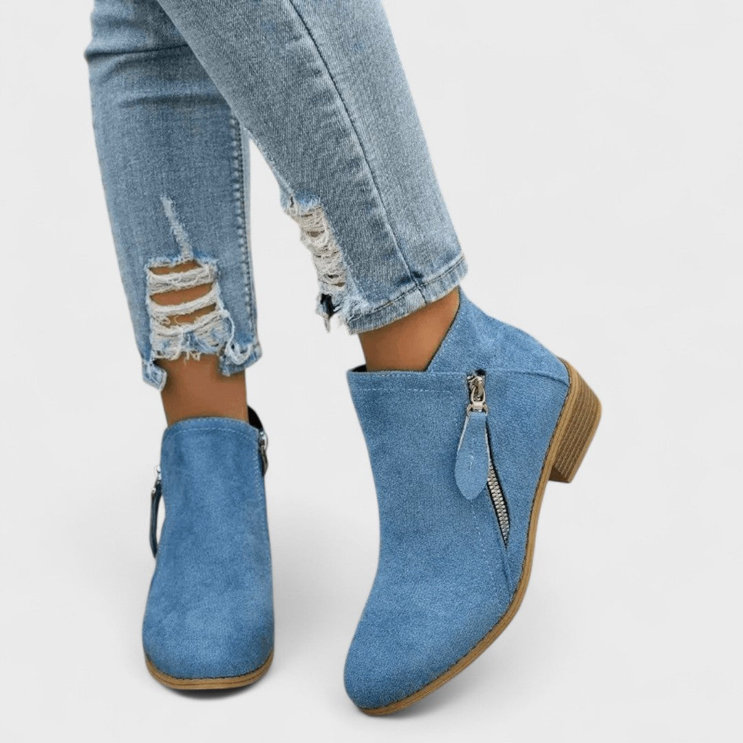 Fiora - Botas vintage de estilo clásico