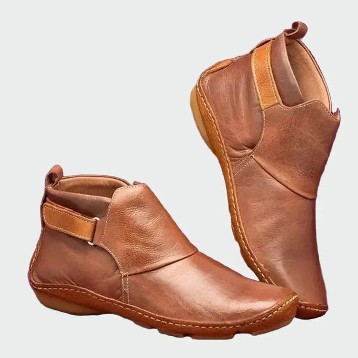 Botines ortopédicos de piel
