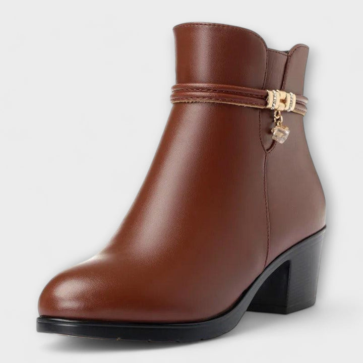 Rocío - Botín De Invierno Con Cremallera Elegante Y Cómodo