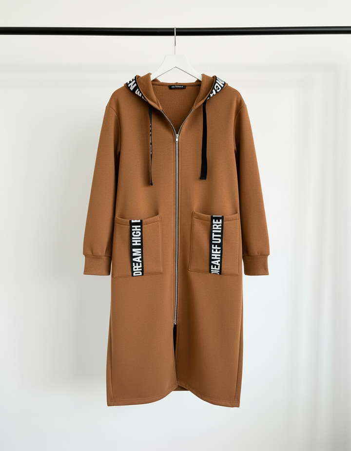 Marina - Sudadera larga con capucha