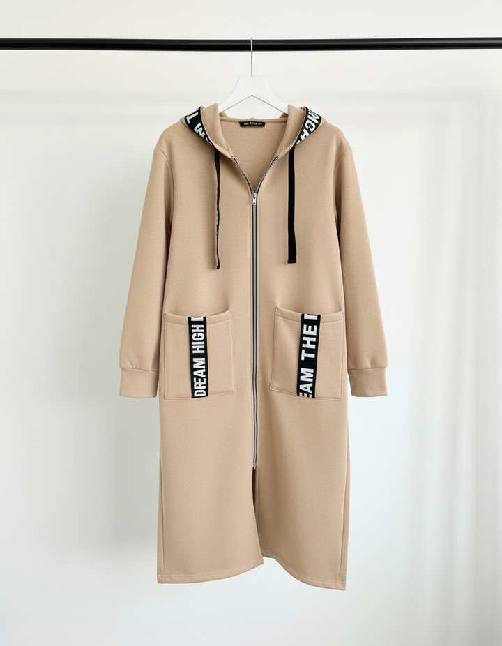 Marina - Sudadera larga con capucha