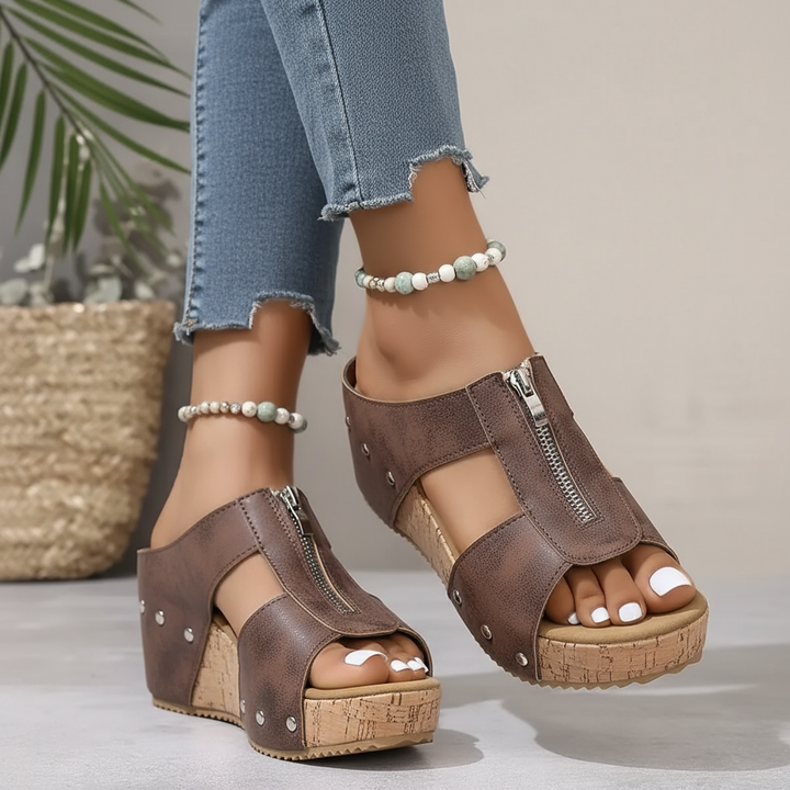 Gigi - Elegantes Sandalias de Cuña