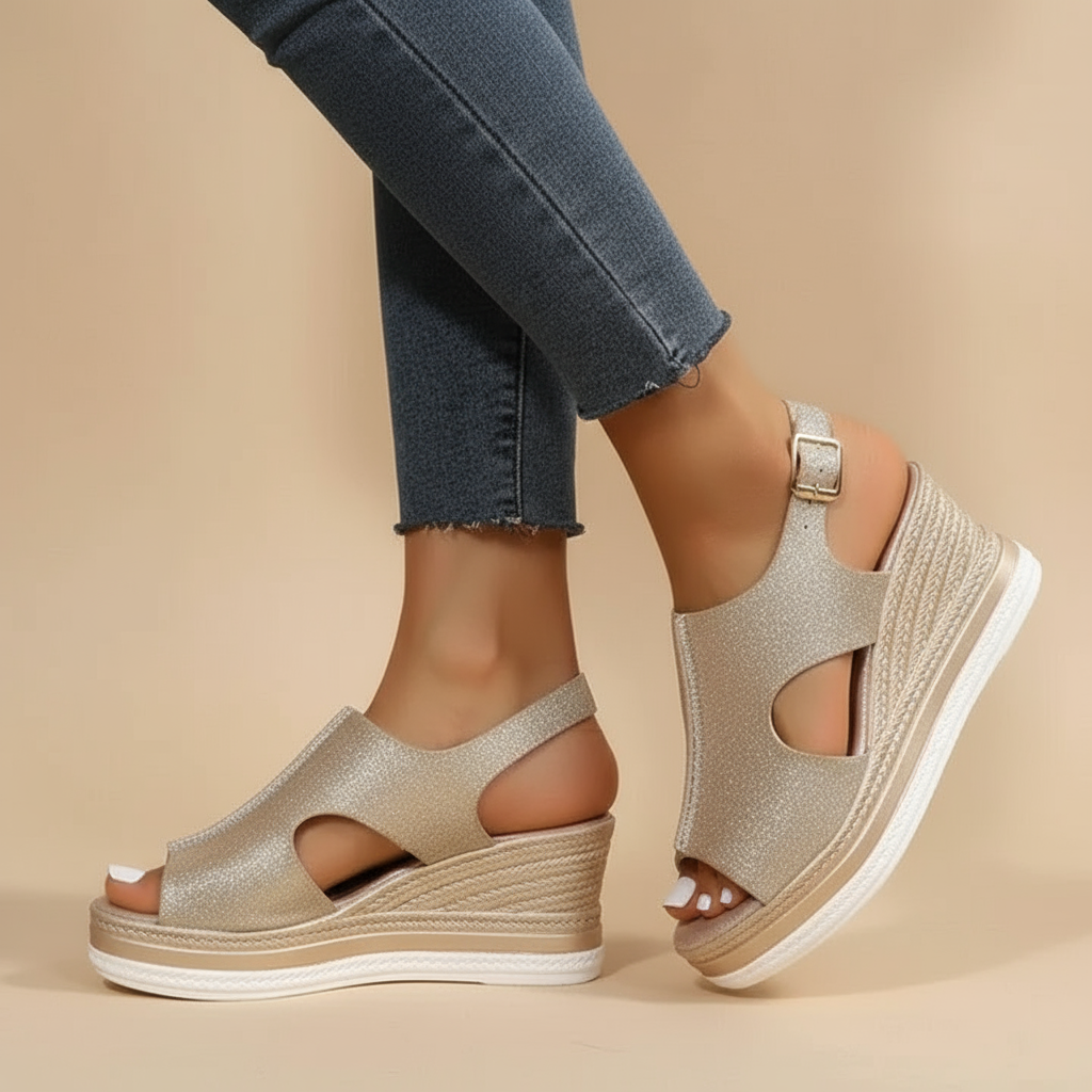 Maeve – Sandalias de cuña cómodas