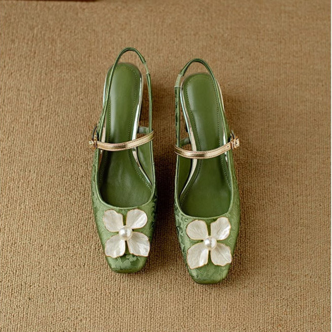 Mathilde – Zapatos elegantes para mujeres con detalle floral