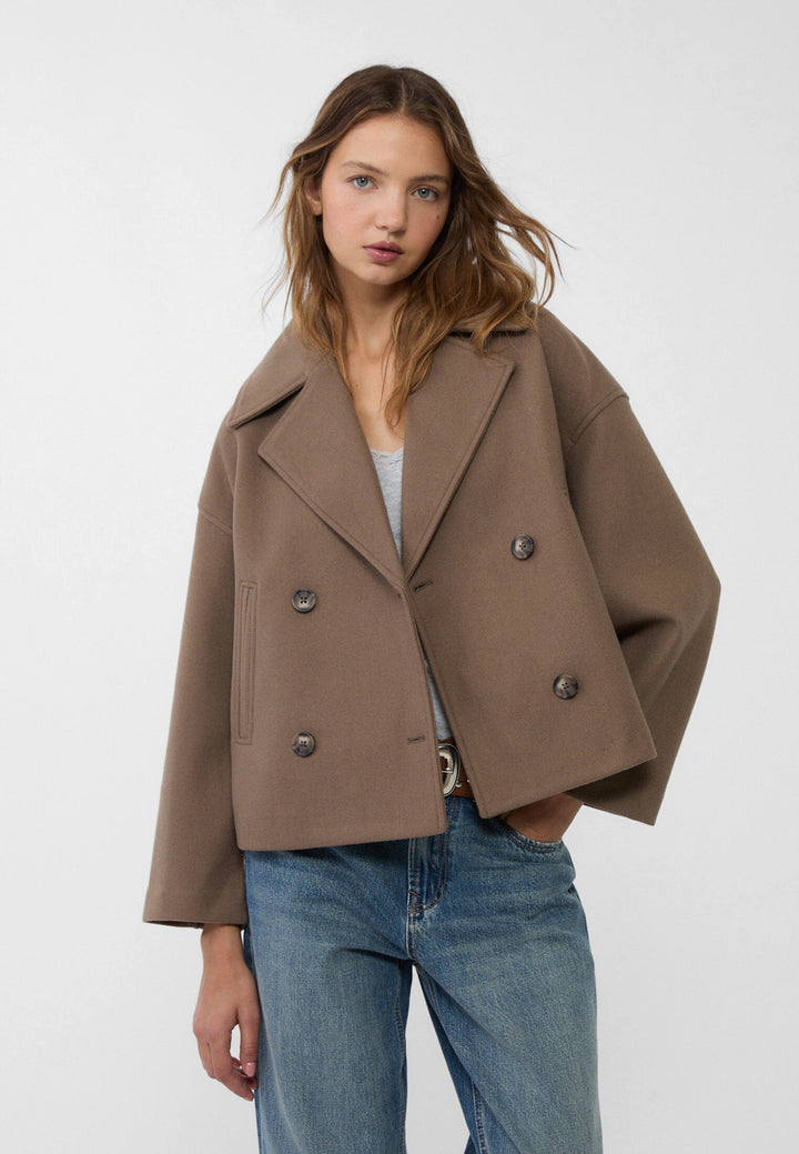 Anna - Chaqueta corta de doble botonadura