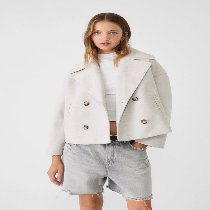 Anna - Chaqueta corta de doble botonadura