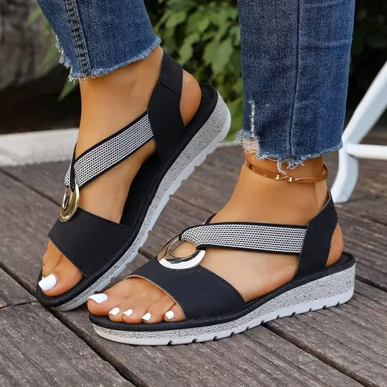 Zéphiriane | Sandalias de Soporte Ajustado Elegante