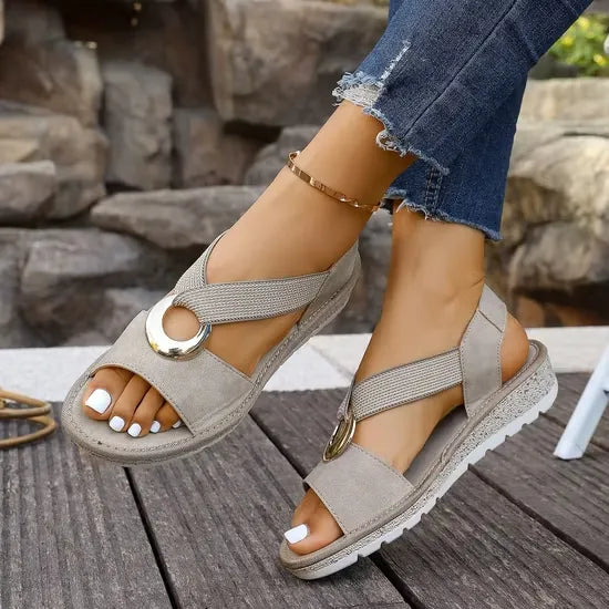 Zéphiriane | Sandalias de Soporte Ajustado Elegante