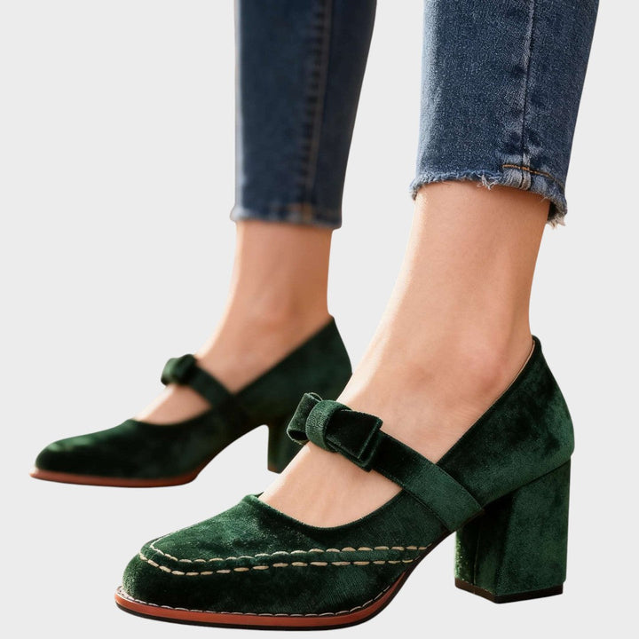 Alessia | Mocasines de Terciopelo