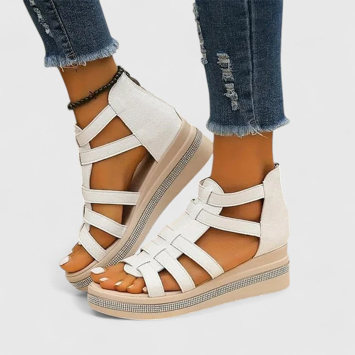 Kendall | Sandalias Ortopédicas con Strass
