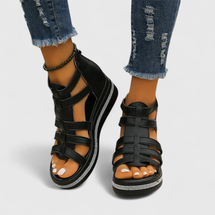 Kendall | Sandalias Ortopédicas con Strass