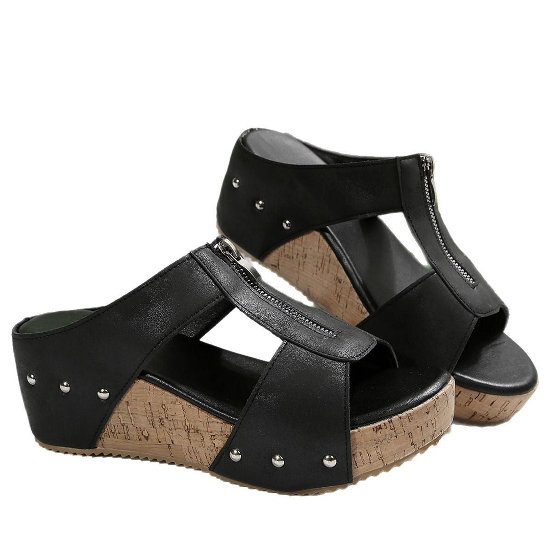Gigi - Elegantes Sandalias de Cuña