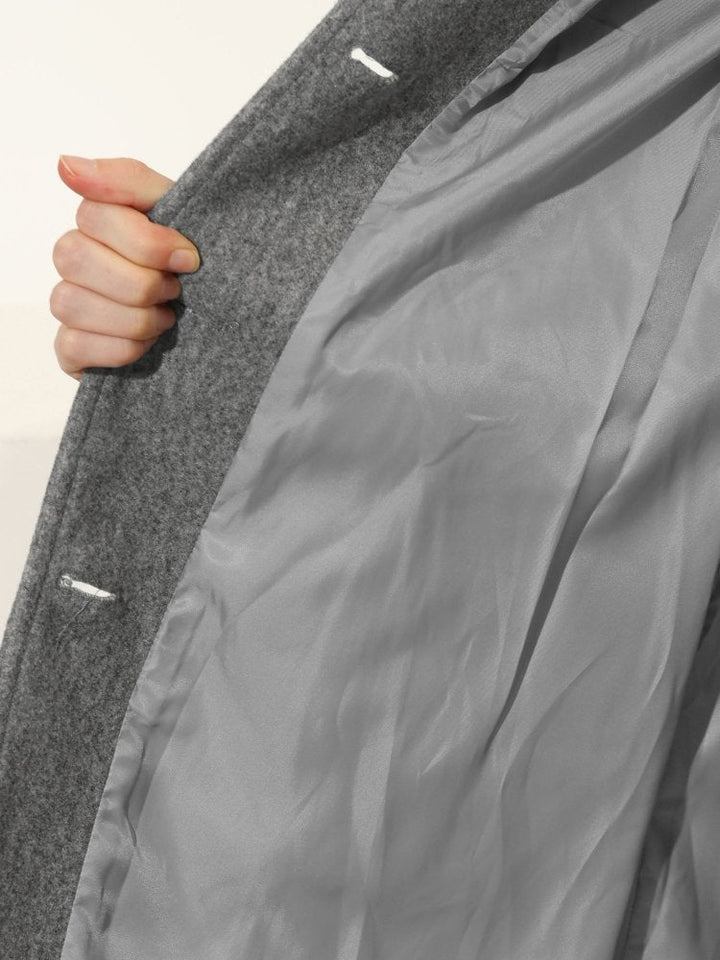 Helena | Abrigo de invierno para mujer con un botón